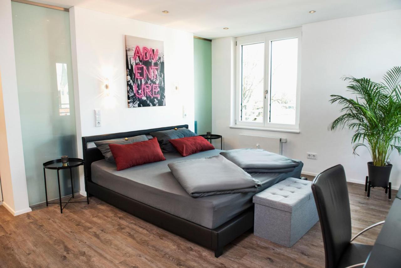 Luxus Suite Im Herzen Von Kempten***** +Parkplatz ภายนอก รูปภาพ