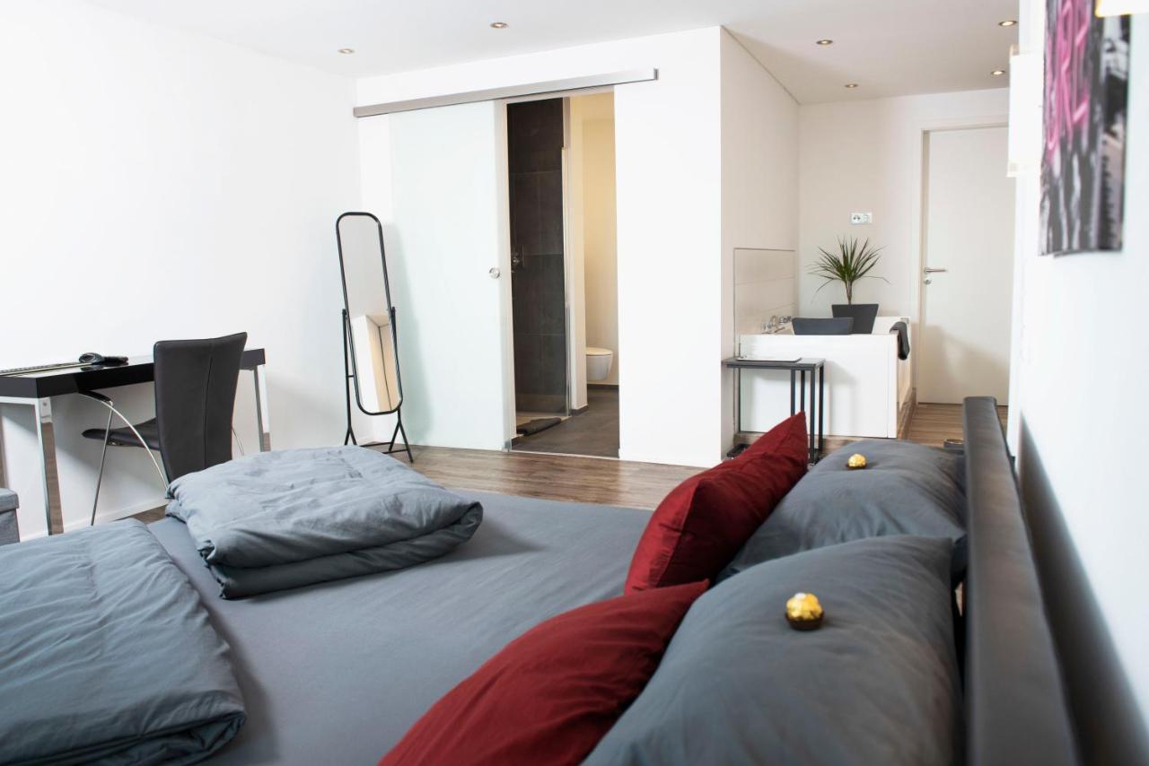 Luxus Suite Im Herzen Von Kempten***** +Parkplatz ภายนอก รูปภาพ