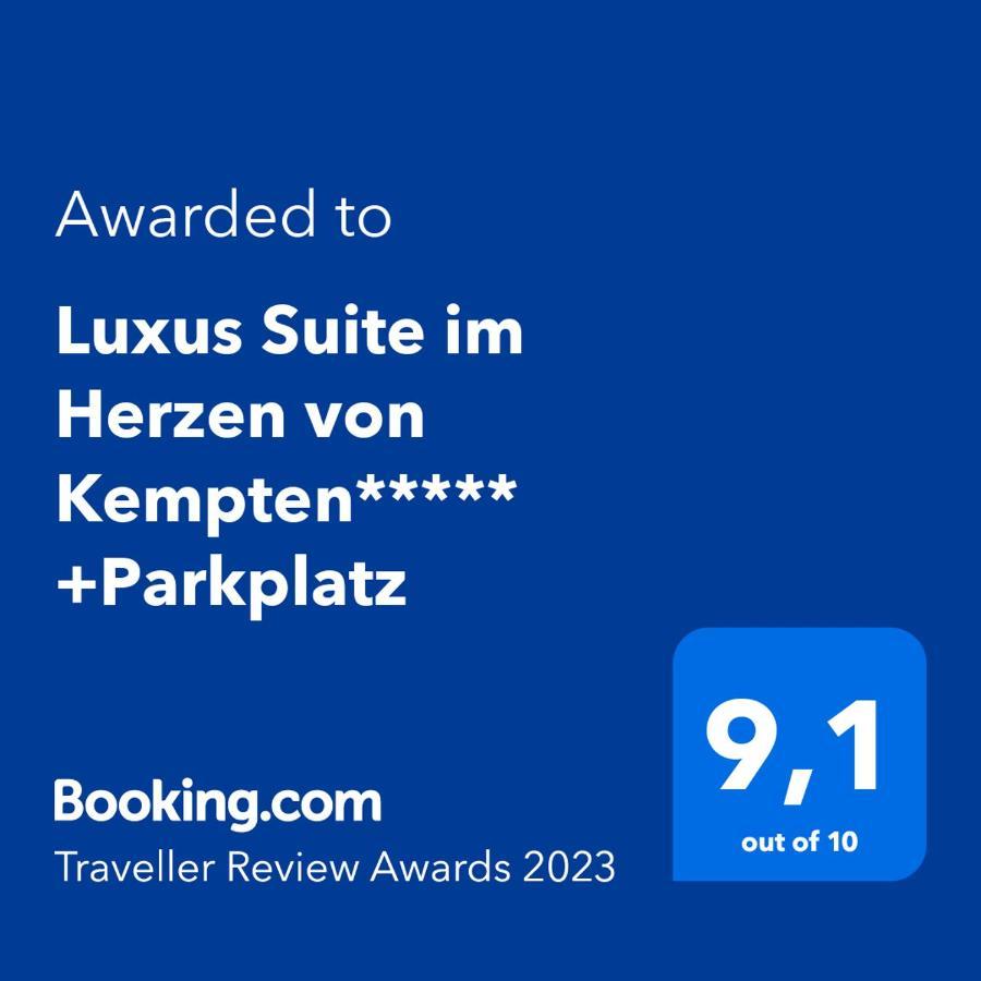 Luxus Suite Im Herzen Von Kempten***** +Parkplatz ภายนอก รูปภาพ